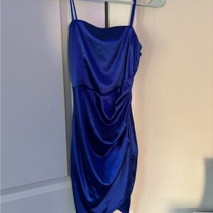 Emerald Sundae Royal Blue Mini Dress